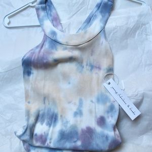 NWT Young Fabulous & Broke Maverick Dress in Pastel Tie Dye Size Small
